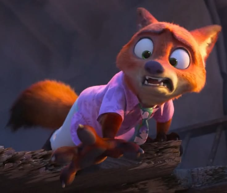 BasicFoxFurry's tweet photo. Nick Wilde seeing his favorite tennis ball falling https://t.co/4gTkpwXNB0