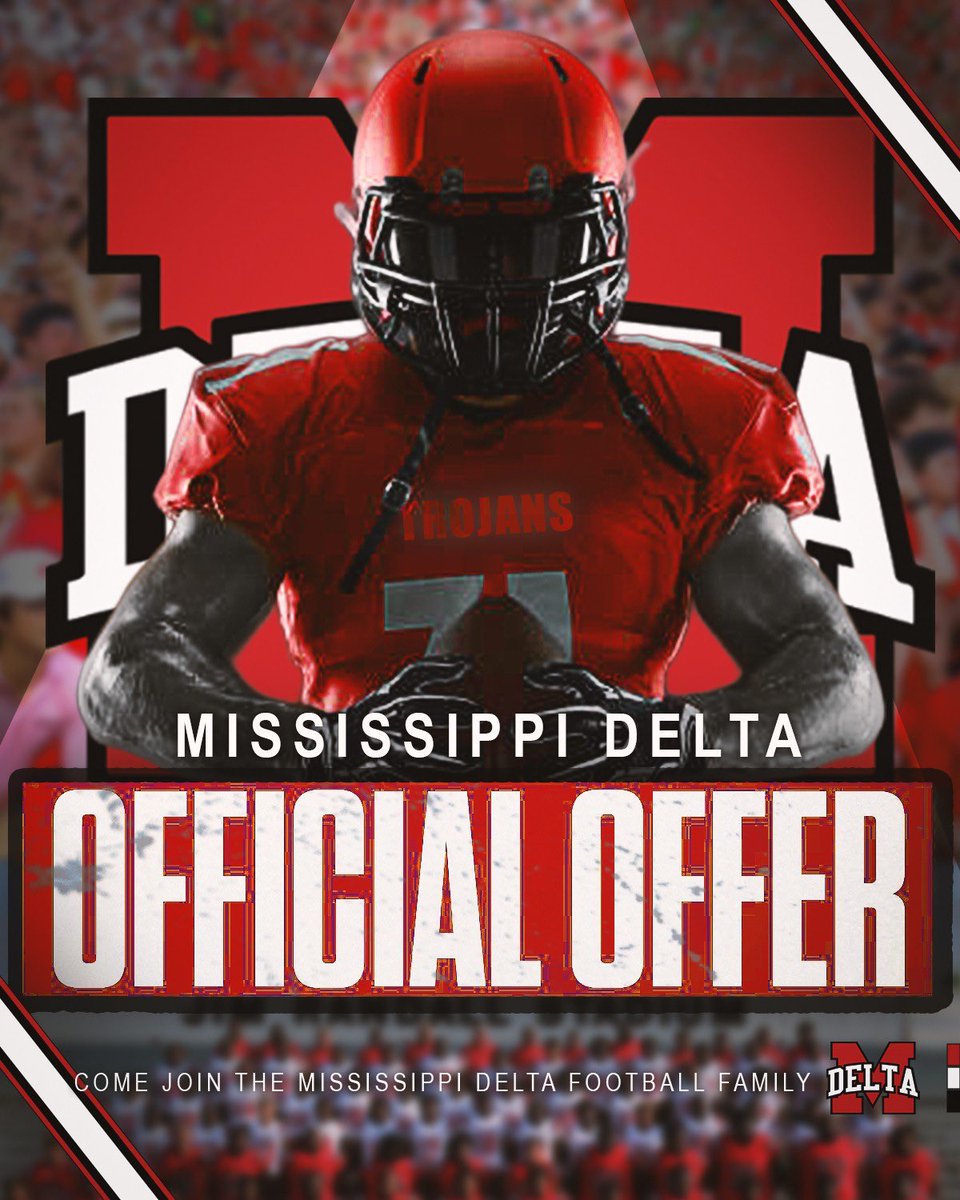 Craig_C123's tweet photo. Blessed to receive an offer from Mississippi Delta. @CoachMBraimer @DPTnola @SoSportsAgency https://t.co/9So8nv5KAx