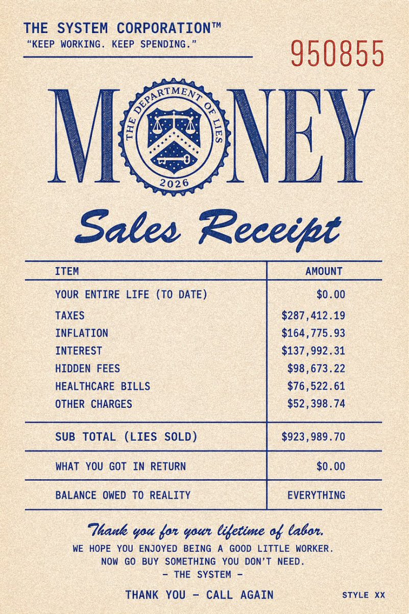 Everyone Is Lying To You For Money tweet media
