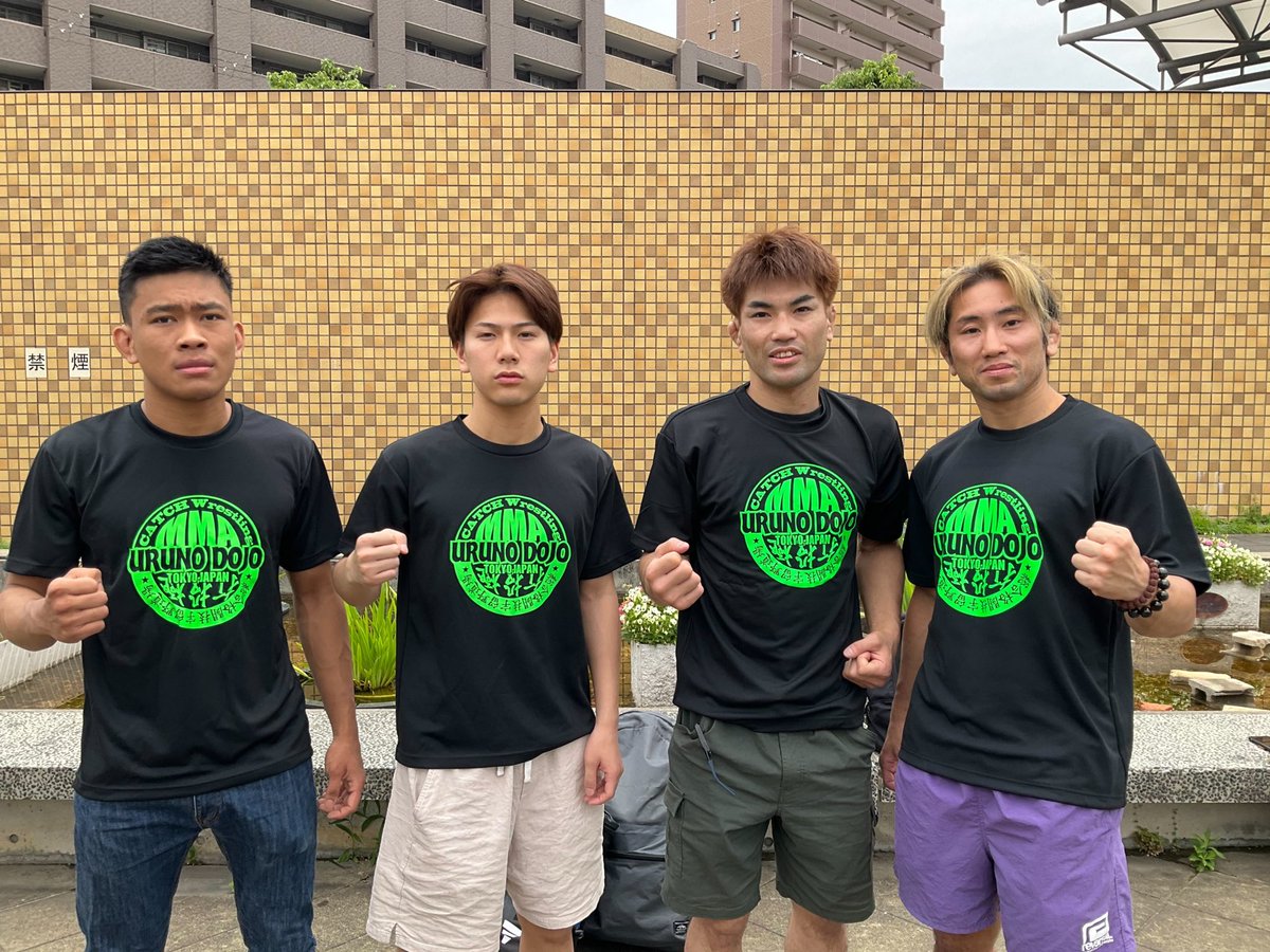 MMAshimizu1985's tweet photo. 昨日は #総合格闘技宇留野道場 &#POLARGYM TOKYOからWARDOGに3名出場し左からワインはアキレス腱固めで一本勝ち、岩田は一本負け、ライダーはフルRを通して判定負けで統一ベルトを手放すことになりました。勝った選手、負けた選手も闘いの熱意が止まっていません。次の闘いにご期待ください。Osss!! https://t.co/k7iiZsACKU