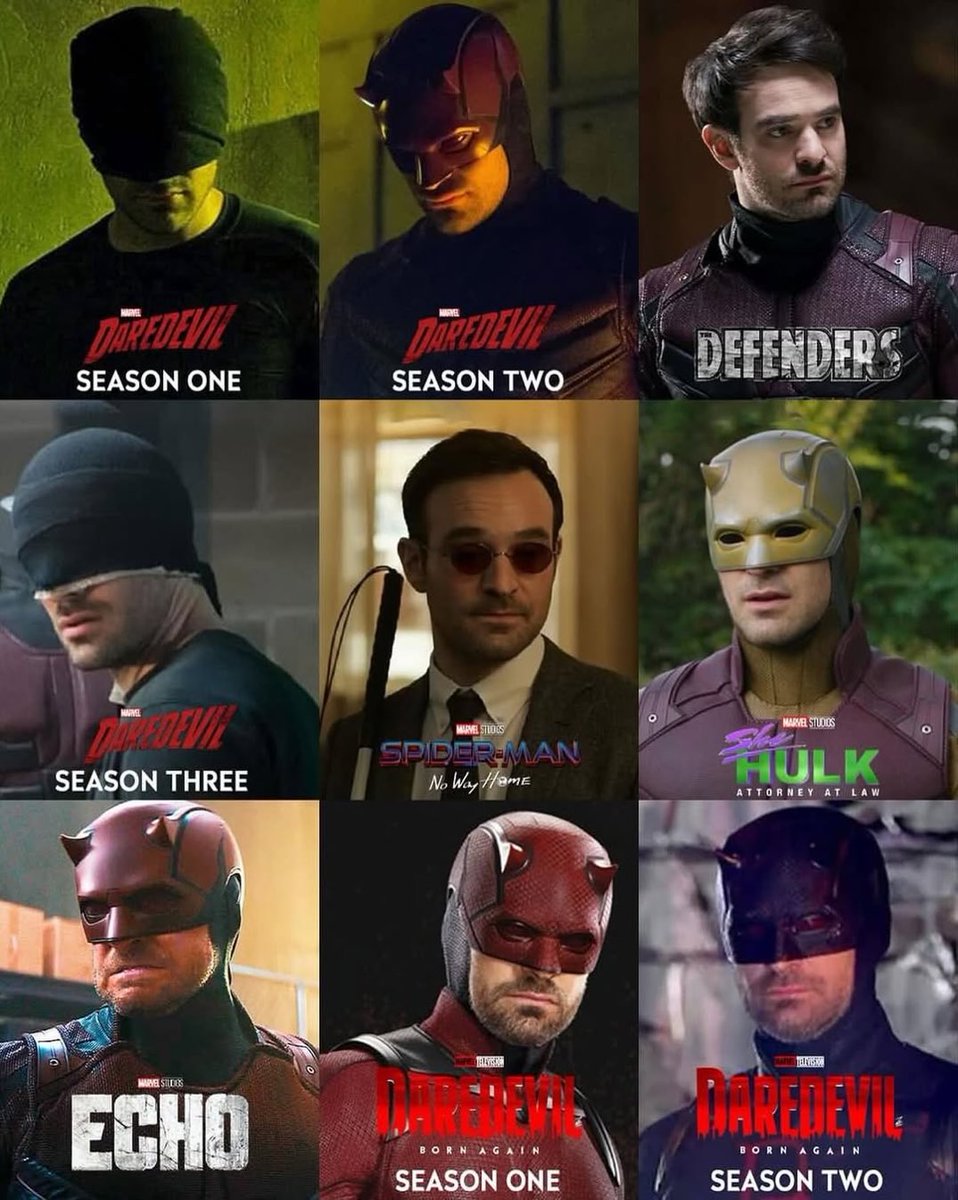 TheRealDudja's tweet photo. Best daredevil appearance? https://t.co/axFv3FGuXI