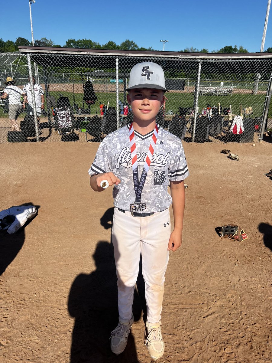 BaseballBatl's tweet photo. When things get tough Five Tool digs deep!!  BATL USSSA Super Regional NIT 13U Champions. MVP Bryce Jones https://t.co/ex4dt4QQyj
