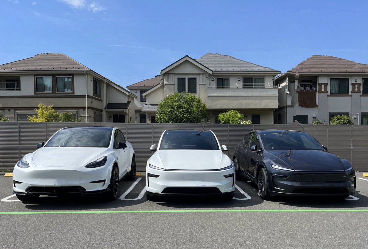 jk8zu's tweet photo. 納車記念meeting 

 #tesla
 #modely
 #モデルY https://t.co/w1K9A3hmOr