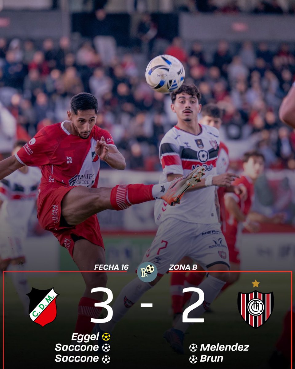 primeranacio's tweet photo. SE LO DIO VUELTA🫪

#DeportivoMaipu le ganó a #Chacarita por 3-2 tras ir perdiendo 1-2.

TRIUNFAZO CERVECERO🍻

#Quilmes le ganó 2-0 a #AtleticoRafaela en la fecha 16

EMPATE EN SALTA🗻

Central Norte y Chaco For Ever igualaron 1-1 https://t.co/TpgFc963OS