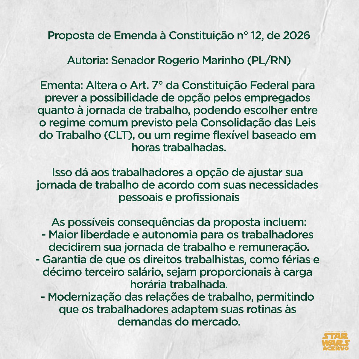 opgalactico's tweet photo. Mais uma vez, nossos chamados governantes se fazem de belas palavras e tentam nos fazer perder direitos como se fosse algo bom. Um retrocesso disfarçado de progresso.

E eles sabem que precisam de um esforço constante para fazer com que aceitemos essas propostas horríveis. + https://t.co/ZUzn3Lo7fM