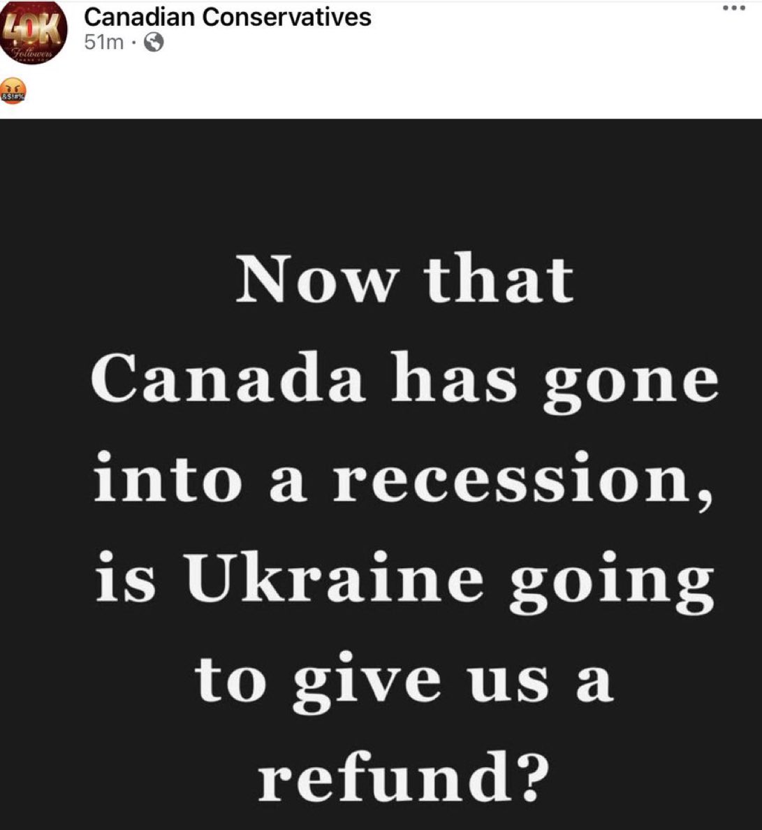 Concerned Canadian tweet media