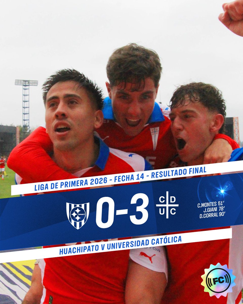 FrecCruzada's tweet photo. LA UC SE PRENDE Y GOLEA EN EL SUR 🤍💙💪

#LosCruzados derrotaron 3-0 a Huachipato en Talcahuano con un contundente segundo tiempo, demostrando el equipo fuerte que es y que con regularidad será otra cosa. Además, es escolta del líder de la Liga. 

Gran semana Cato!
📸 Photosport https://t.co/Z1cwYBatz2