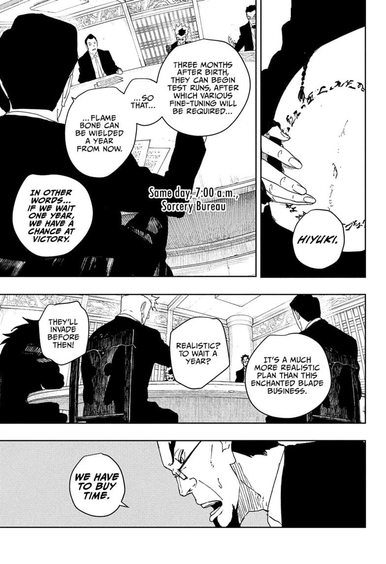 ZenithAni's tweet photo. Fantastic Kagurabachi chapter. The way the young are treated as tools to hold up the system in place is interesting when we compare it to how not much meaningfully changed with the current system of the Kamunabi. https://t.co/OsbHrieClx