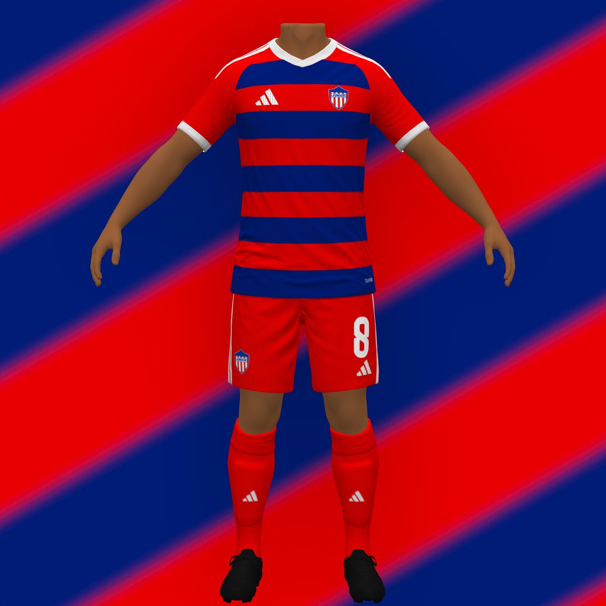 ForcesMario's tweet photo. Bueno lo prometido es deuda, Esta serán la nueva camiseta alternativa del Junior FC para el 2027.
Será rojo y azul en rayas horizontales. https://t.co/XLJhua0DxU