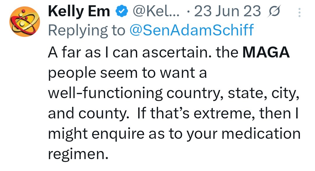 SassyDem's tweet photo. @KellyEm33 @Gianl1974 #MagaIsForMorons
#MagaIsForHaters
#MagaIsForCrazies
#MagaIsForTraitors
You #Maga #Trolls have done more damage to our once great nation than any hostile foreign threat ever. It'll take a century to repair our global standing, economy/consumer protections so kindly STFU @KellyEm33 https://t.co/ULQz98YKq8