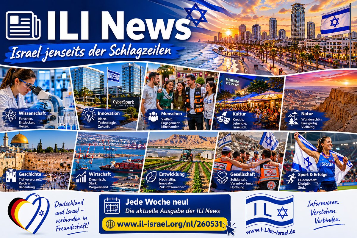 HConcerned's tweet photo. https://t.co/4JE7oeLY5M
Bitte Link anklicken für unseren Kommentar &amp; den Originalartikel. 
Israel jenseits der Schlagzeilen: ILI News 31.05.2026 | ILI – I Like Israel e.V. https://t.co/ixLAssSYqP