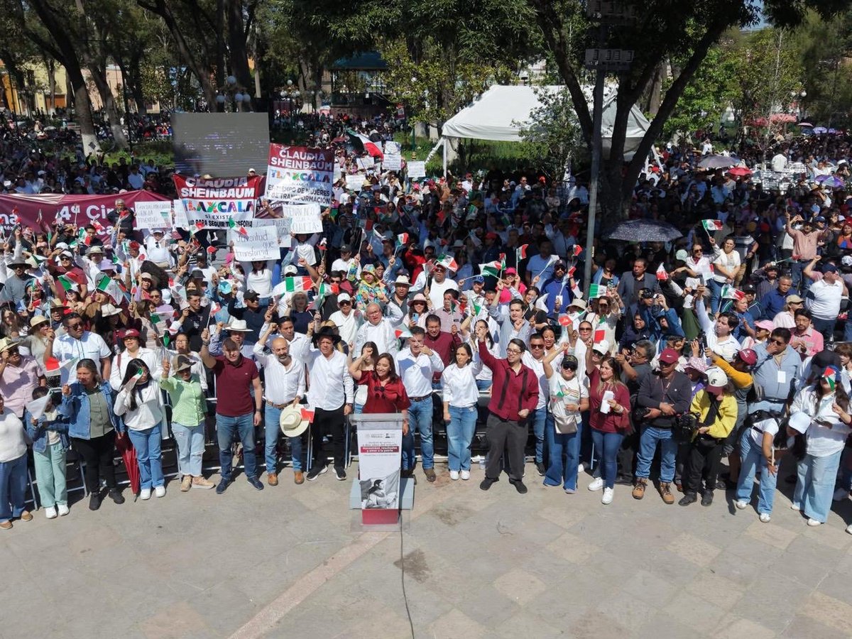 morena_tlaxcala's tweet photo. 💚🇲🇽 Hoy celebramos dos años de un triunfo histórico de la presidenta Claudia Sheinbaum Pardo, quien consolidó la esperanza y la continuidad de la Transformación en México.

🔥 A dos años del triunfo de nuestra presidenta @Claudiashein, la esperanza sigue viva. https://t.co/pjJUCdT0VZ