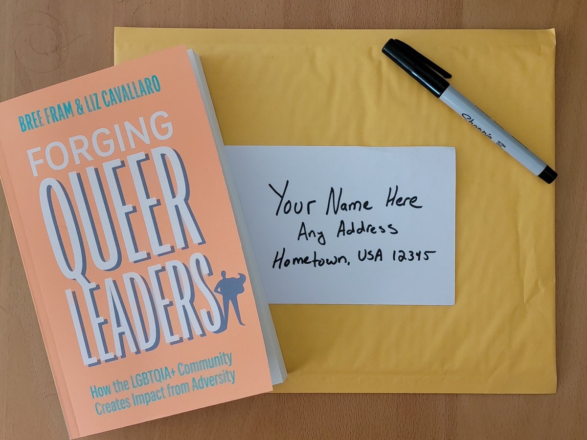 BFram3's tweet photo. Tomorrow, Pride Month begins.
Queer folks face real challenges right now—which is exactly why it matters to remember: LGBTQIA+ people lead in extraordinary ways and build brighter futures for all of us.
It's why we wrote Forging Queer Leaders.
Maybe somebody who needs this can read it. 🏳️‍🌈