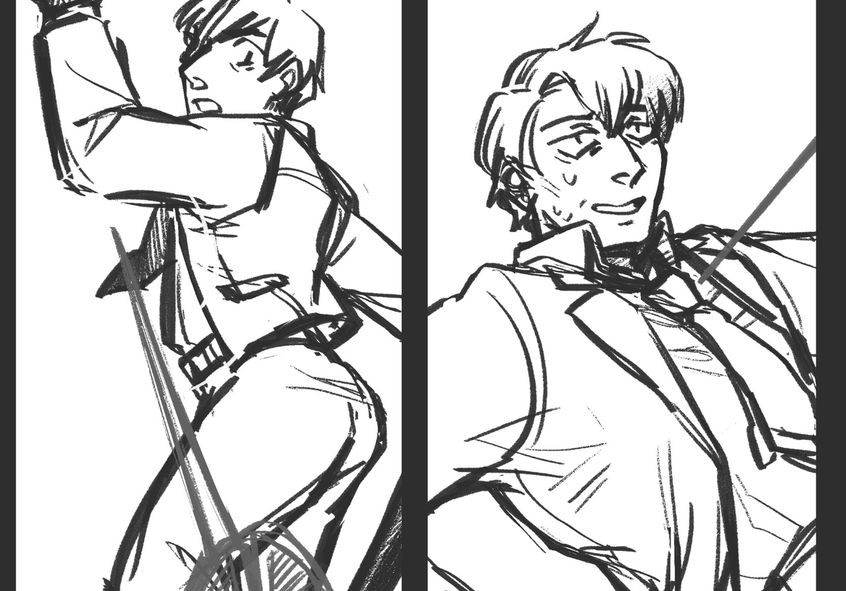 nmoroder_main's tweet photo. happy arrival of pride month. heres a wip of roland sucking ass at fencing https://t.co/EvSOLYEWuG