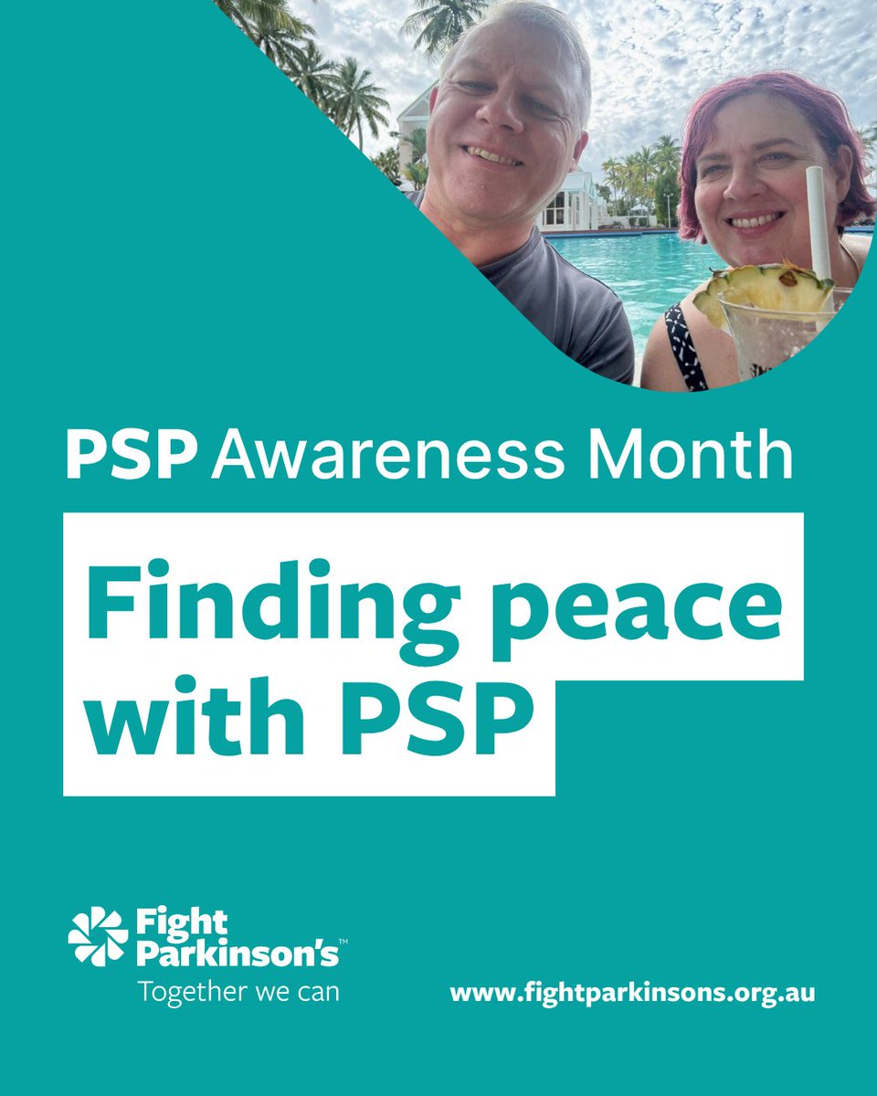 fight_pd's tweet photo. To wrap up PSP Awareness Month, Fight Parkinson’s is pleased to share a personal story of lived experience from Michelle, and her husband and carer, Mark. https://t.co/S4DxWfZWAU