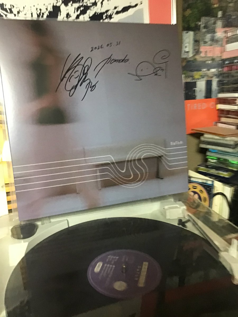 nemutaimerecord's tweet photo. SaTOA
タイムリープ
おはようございます。朝から昨日に手に入れたレコードを聴いてます。さて、お弁当作って出かける準備します。 https://t.co/NdCBmo1DPC
