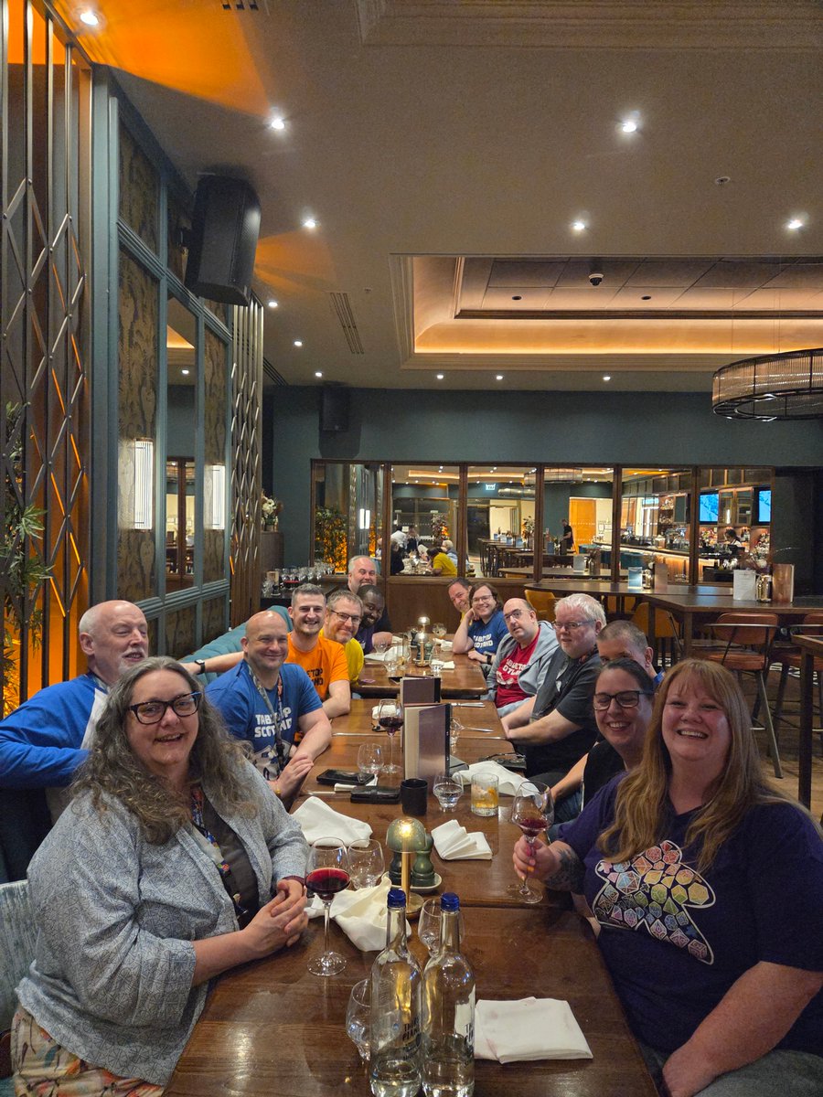 TabletopScot's tweet photo. Here's some of your Tabletop Scotland team down at UK Games Expo! 

We met so many lovely people over the weekend. A few days rest is in order! 

Now who is excited for Tabletop Scotland 2026?

 #TTS2026 #BoardGames #RPG #TTRPG https://t.co/Le01H5VS3K