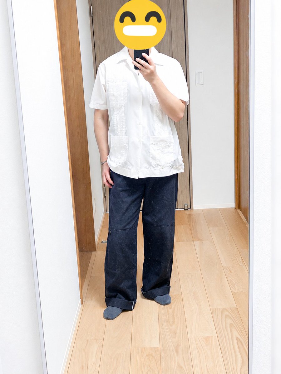 PhoenixWete's tweet photo. おはザマス

やっとこ欲しかったアイテムを一度に購入出来てホクホク。一年近く探してたDICKIESのダブルニーとキューバシャツ。2つ合わせても１万円アンダーで買えたのでよしとしませう。 https://t.co/TbDuaBFgnX