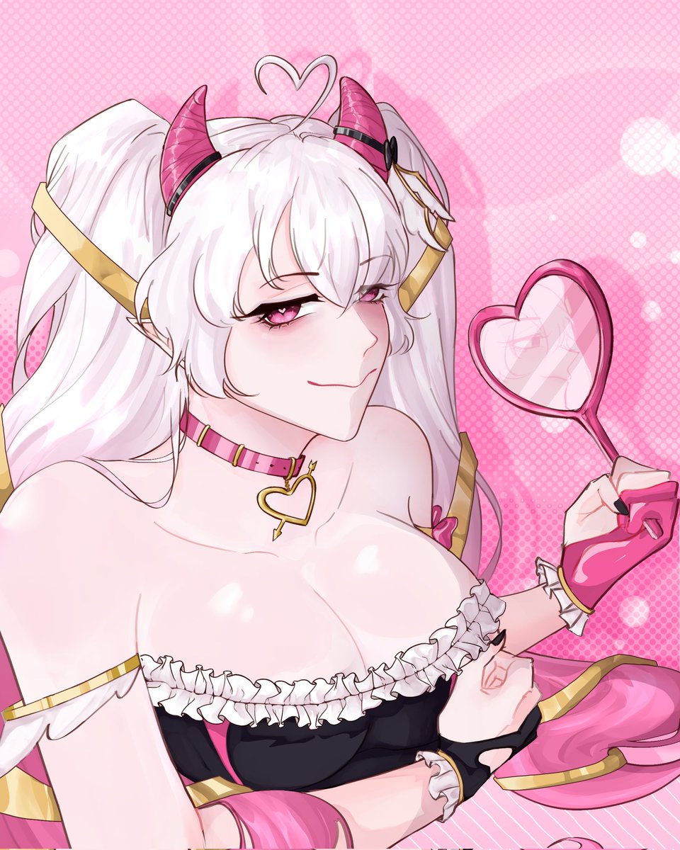 SucCupidVT's tweet photo. When you smile you're the fairest of them all ~ 💘

🎨; @cimonn_n https://t.co/kMYXiXBIDM