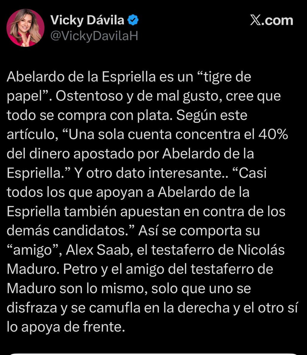 isabgo2006's tweet photo. @VickyDavilaH https://t.co/scTTZQLApT