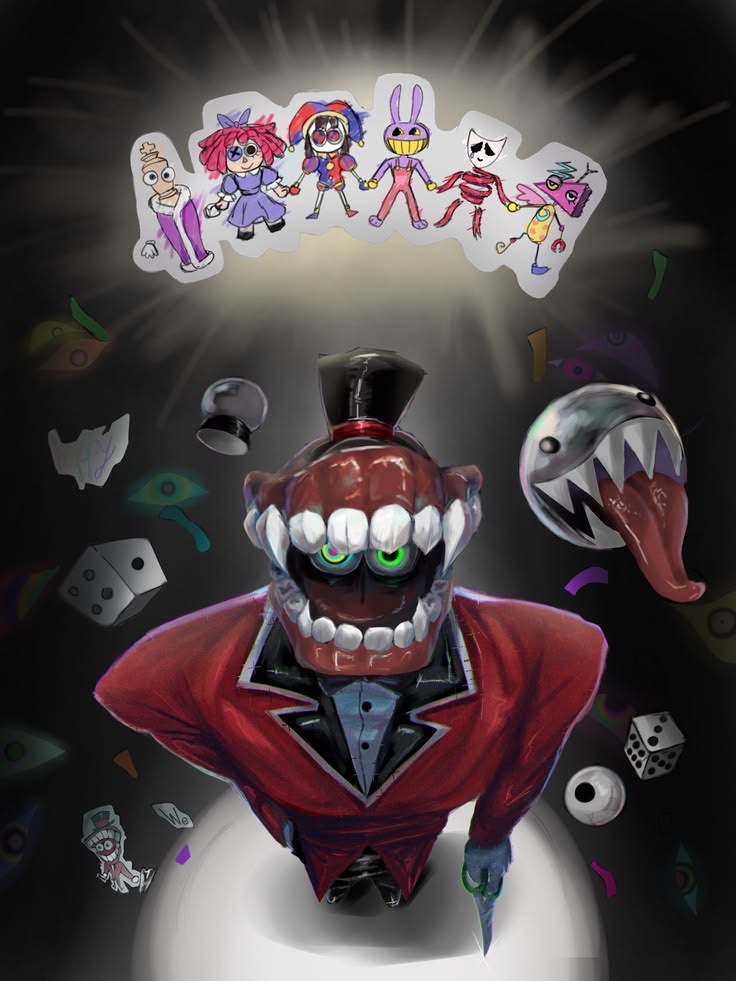 Caine_111's tweet photo. The ringmaster always pulls the strings. 🎪✂️
.
#Caine #tadcㅤㅤ #theamazingdigitalsircus https://t.co/rLNl0C438v