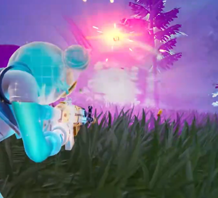 SlurpBundlette's tweet photo. @marbleUnite I think they shot their own cube and it detonated in front of them. I've done that on accident once lol. https://t.co/wTc7GlbyB5