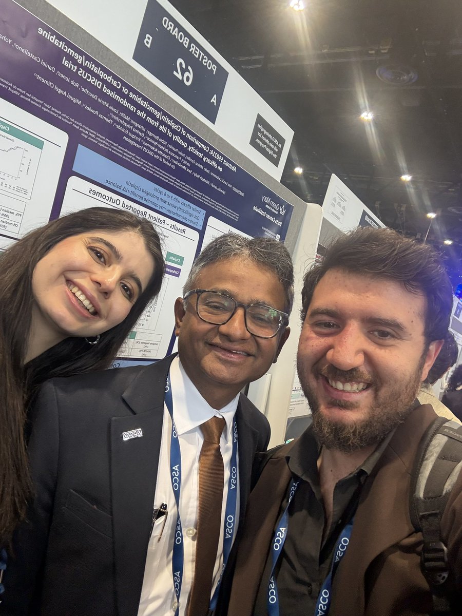 Xesiloglu's tweet photo. 🎗️ ASCO26 Day 3

🎤 A day filled with inspiring plenary sessions and thought-provoking discussions at ASCO26.

🤝 It was a pleasure to meet Dr. @CliffordHudis, CEO of ASCO, and to connect with Dr. @fumikochino, whose work continues to highlight the importance of patient-centered outcomes in breast cancer care.

🌍 Meeting and exchanging ideas with outstanding colleagues such as @MGMcNamara and Dr. @ProfSyedHussain Hussain was equally rewarding and inspiring.

✨ From leadership and advocacy to innovation and collaboration, @ASCO continues to bring together the people shaping the future of cancer care.

🎗️ #ASCO26 #ASCO #IDEA2026 #ConquerCancer #GlobalOncology #CancerResearch #OncologyCommunity

@kbaskurtt