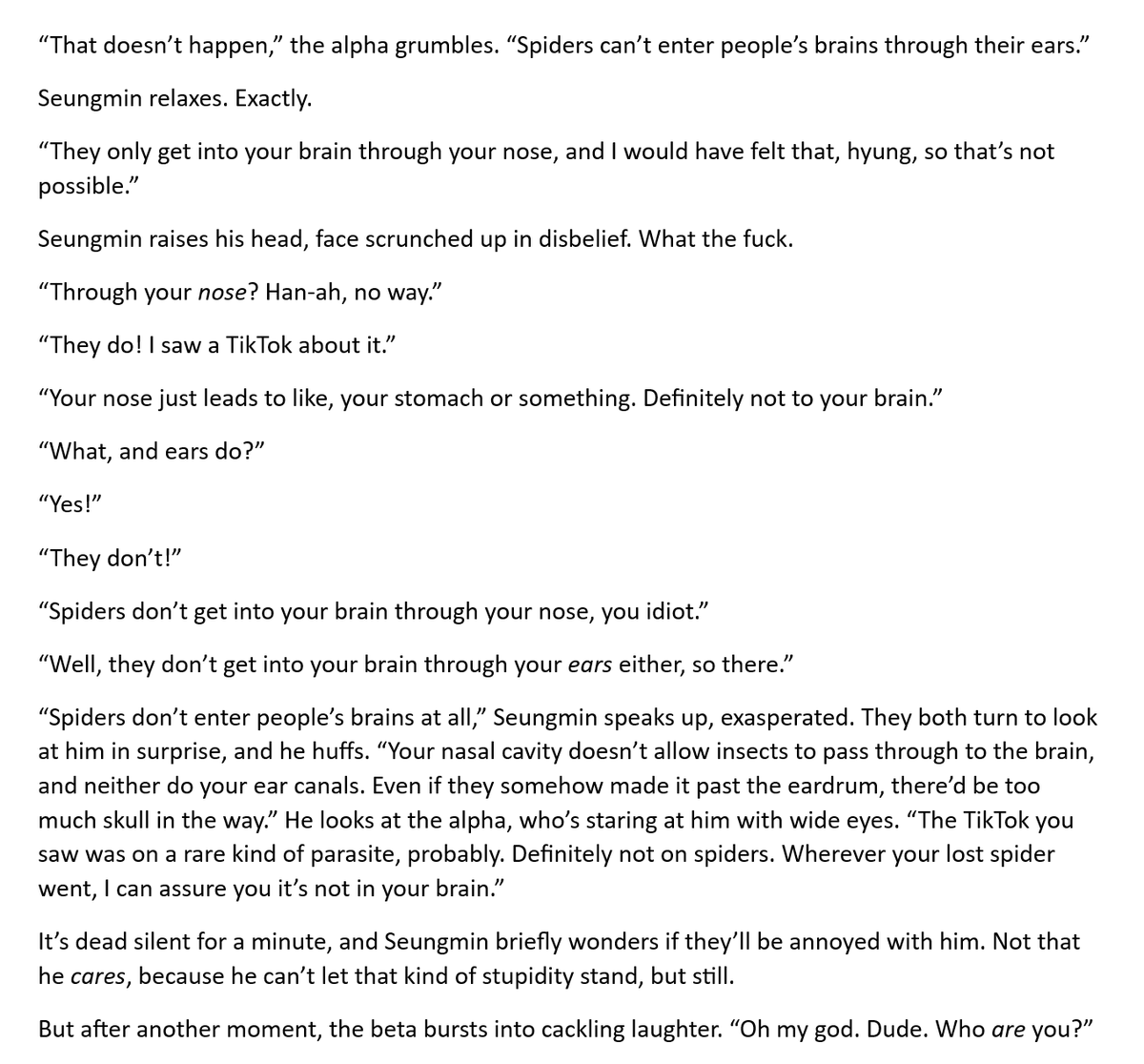 rainyleafss's tweet photo. a seungmn snippet for 700k it is! have his very first meeting with his future packmates 🙂‍↕️ https://t.co/fZGCxnxMoQ