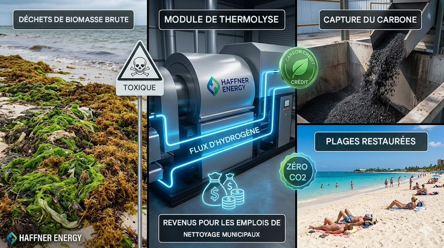 notgivingpledge's tweet photo. Municipalités côtières vous ne parvenez pas à rentabiliser le ramassage de vos algues toxiques et  polluantes; c’est une dépense lourde pour votre budget ? La technologie Haffner Energy vous permet de vous enrichir grâce à ce fléau. #Sargasses #AlguesVertes https://t.co/BZ7TTGQMwc
