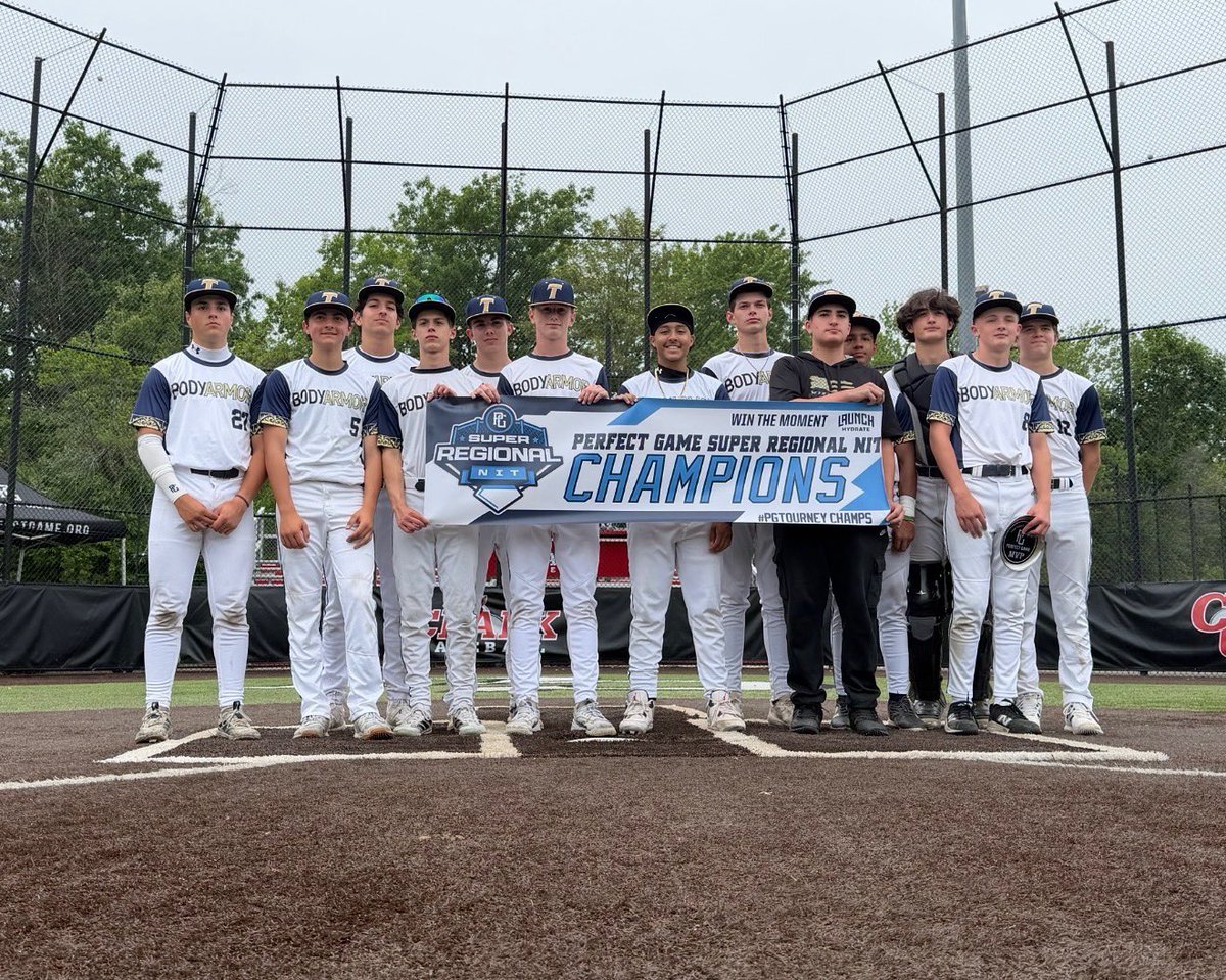 TitansBsb's tweet photo. 14u BodyArmor Titans win Perfect Games Super Regional NIT going undefeated up in Massachusetts! Luke Kaplan was named MVP and Rock Babinsky was named MVPitcher! Great start to the summer #TitanNation https://t.co/dsZdu9zpNP