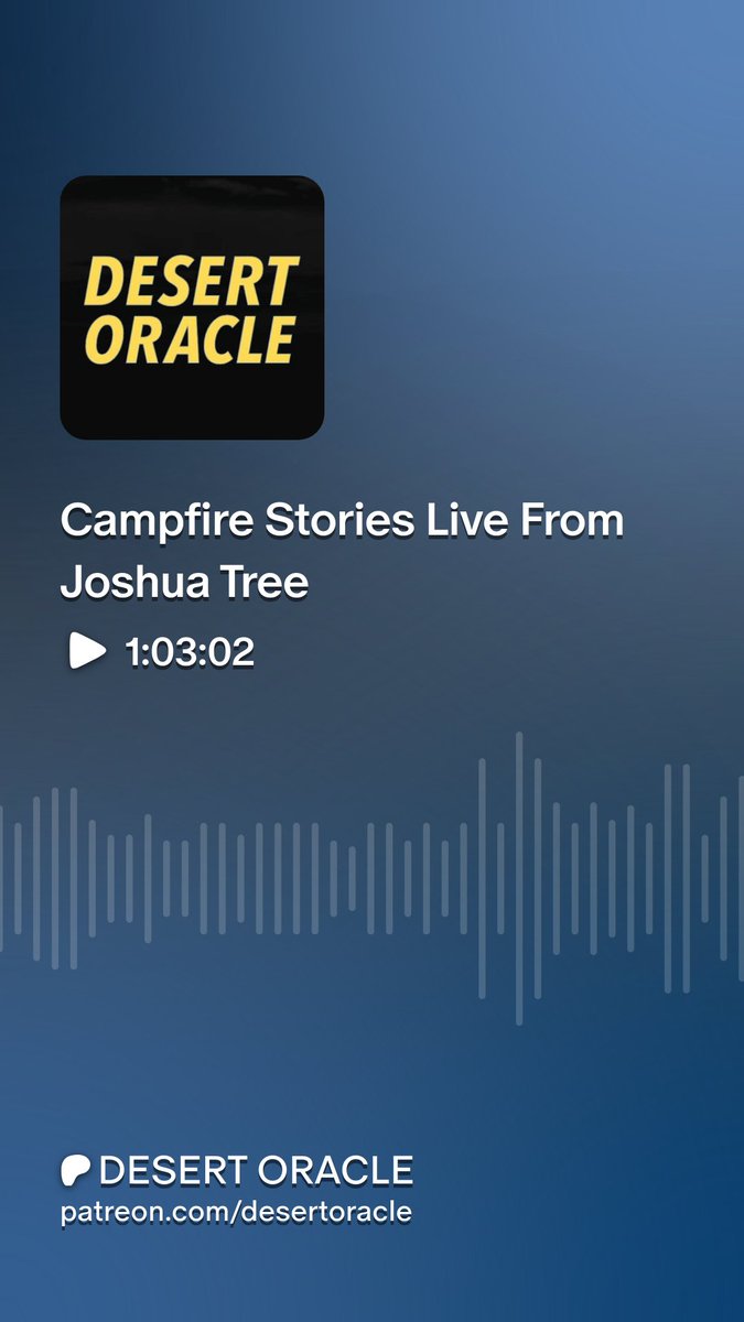 Desert_Oracle's tweet photo. Just posted an hourlong live set from our May 23 Campfire Stories event in Joshua Tree, w/ campfire songs by @GhostofCali. 
https://t.co/olLbc8Zp13 https://t.co/FTOYPBTPqv
