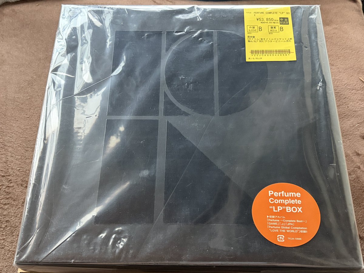 Perfume Complete LP BOX届いたよ😊