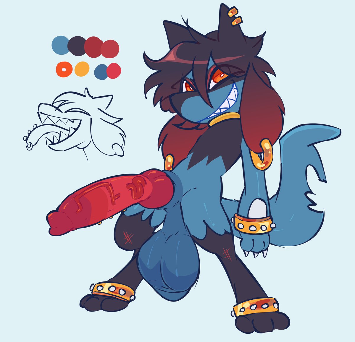 Tankunito's tweet photo. Riolu! $40 https://t.co/AONvg5nMFX