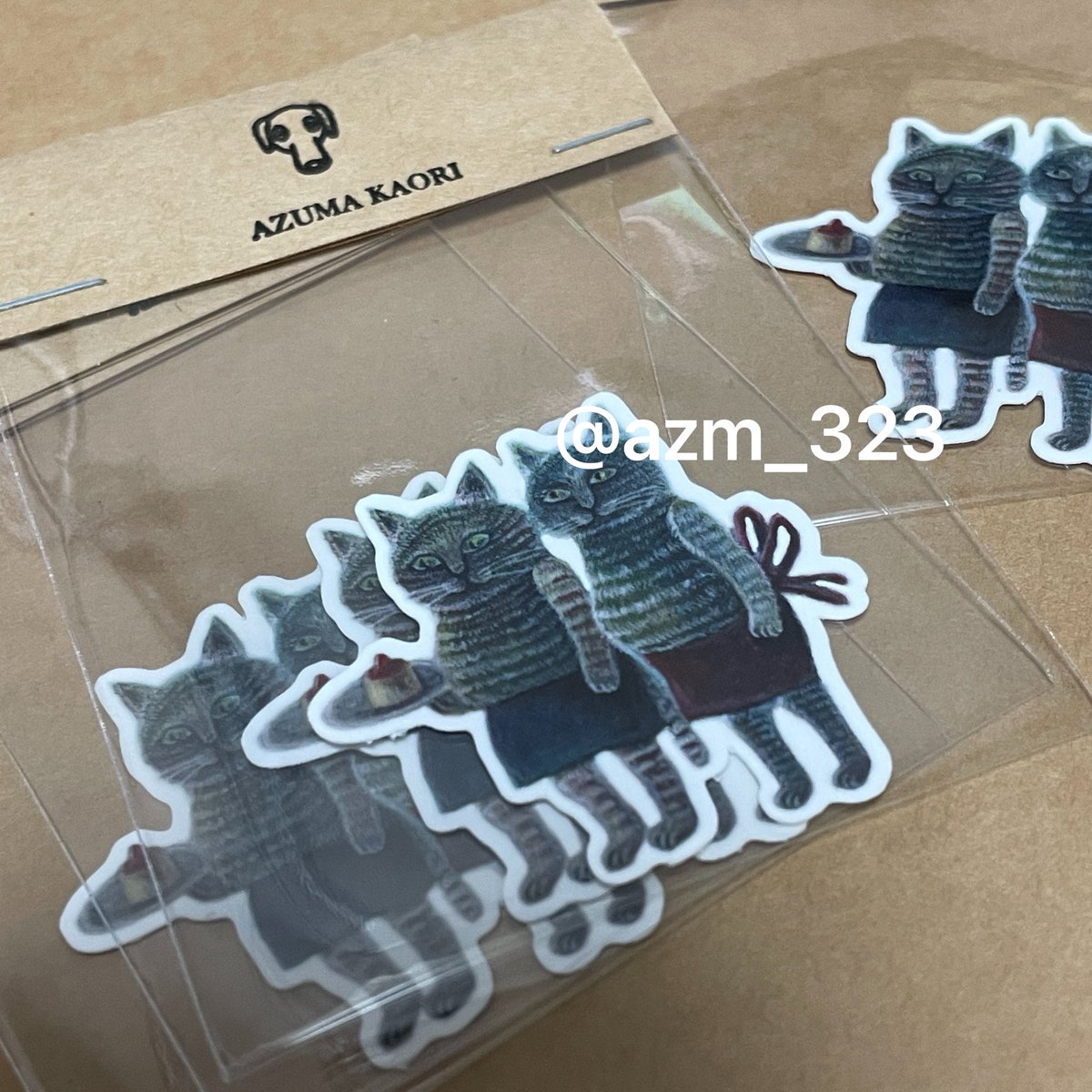 azm_323's tweet photo. ▽
先日投稿した備品のスタンプは
今回はじめて作ったステッカーのパッケージに使用しています☺️
ステッカーは数種類つくりました✨

イベントに持っていきます🎪

#AMM26 https://t.co/idlmqgnHqF