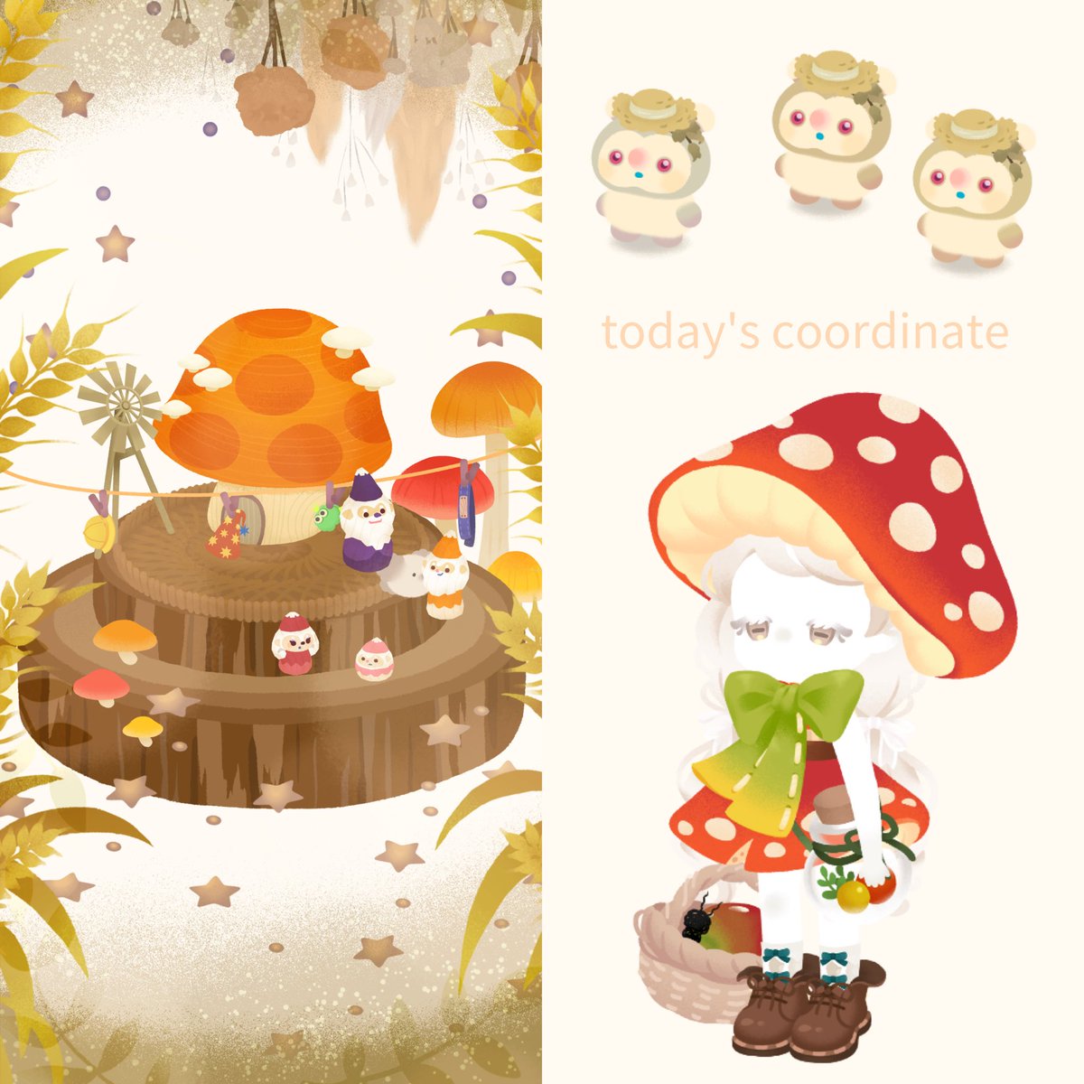 a___Livly's tweet photo. ���レ様から🍄🥺

#リヴリー
#リヴリーレイアウト https://t.co/ieLPLMjoIJ