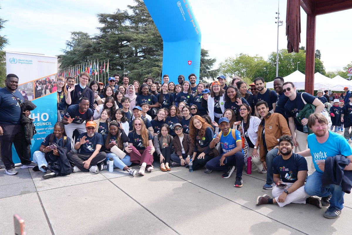 climatefilms's tweet photo. A walk. A movement. A community. 🌱

Honoured to capture the energy, passion, and leadership of youth from across the world during Walk the Talk.

📸 Climate Entertainment

#WalkTheTalk #YouthLeadership #ClimateEntertainment #WHA79 https://t.co/eD1J9iYIR3
