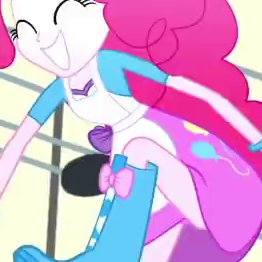 DeepShadeOfRed's tweet photo. Fun Fact:
In the EQG Short The Art of Friendship. There is a VERY Brief moment where Pinkie Pie actually has a slight panty shot. And of Course they're pink xD https://t.co/5axln5i2IN