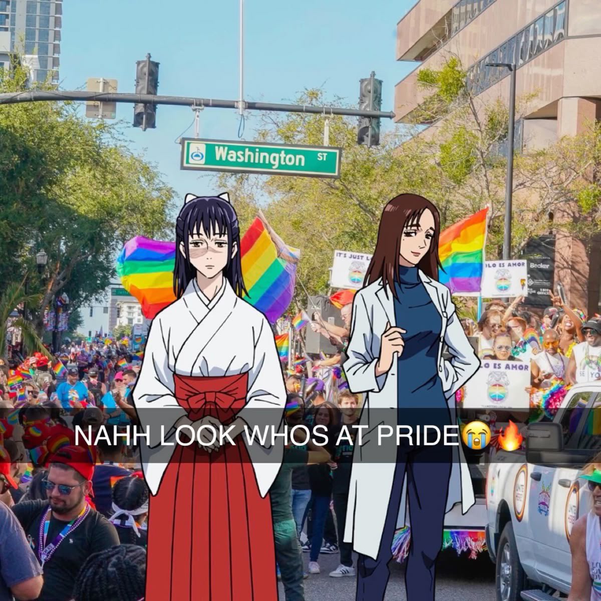 dailyshokonhime's tweet photo. HAPPY PRIDE MONTH YALL https://t.co/fBiJGCqvAn
