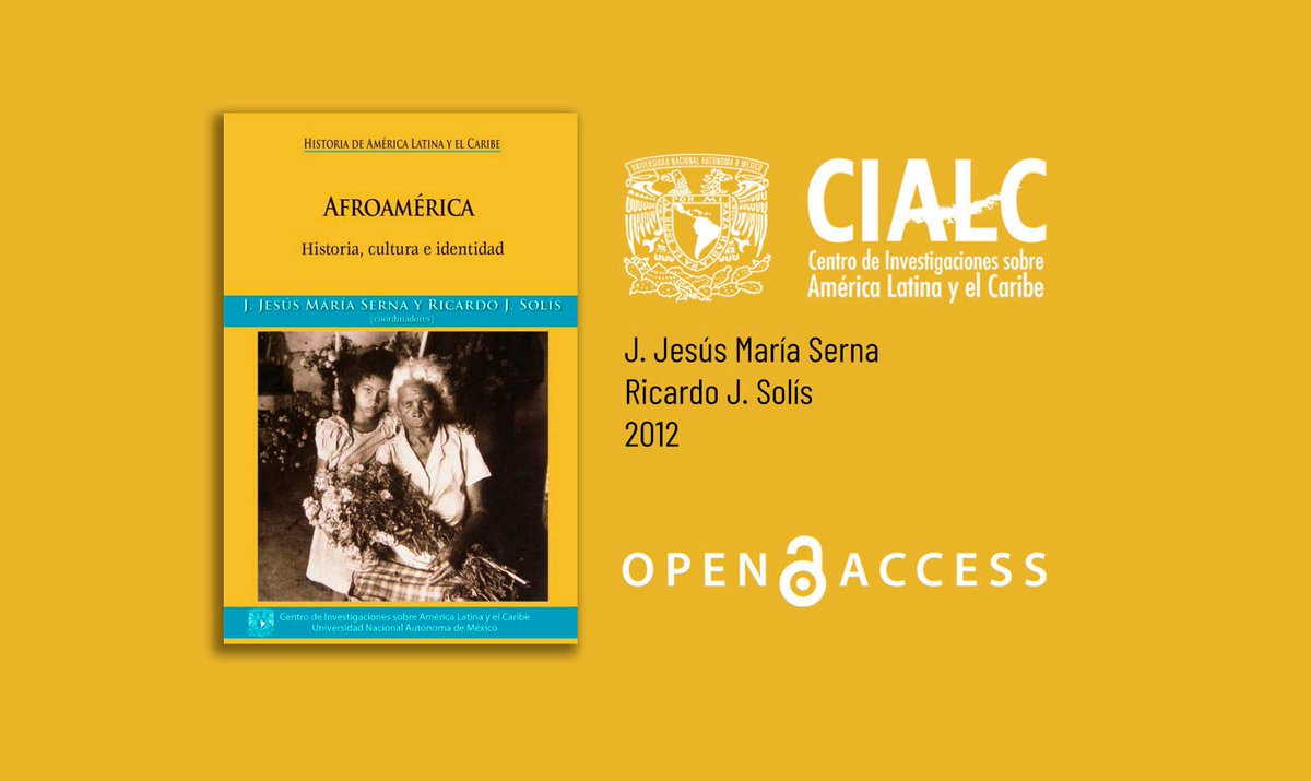 CIALCUNAM's tweet photo. Estos trabajos, originalmente presentados como ponencias en el Segundo Coloquio Afroamérica, fueron seleccionados por su valor académico ya que aportan al conocimiento de los estudios afroamericanos un rico y variado conjunto de elementos sobre temas poco conocidos relativos a las diversas expresiones culturales de los afrodescendientes de diferentes países de nuestra América. ➡️ https://t.co/Kk78kqxuOC