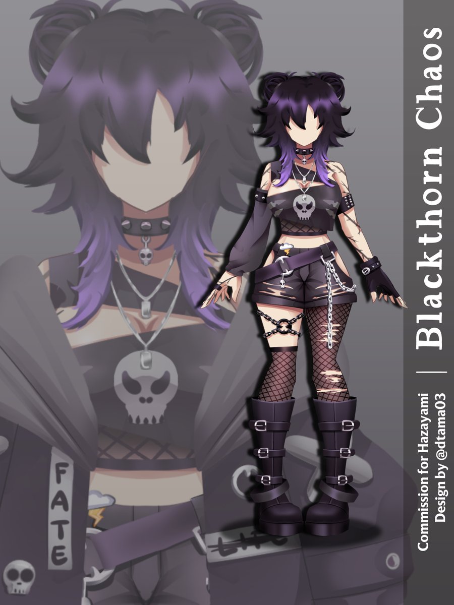 dtama03's tweet photo. OC Outfit Design Commission ✨
Blackthorn Chaos

Commission for Hazayami
Full design below👇

#referencesheet #outfitdesign #costume #occommission #gothicchara #VGenComms https://t.co/oso8QZ8fM0
