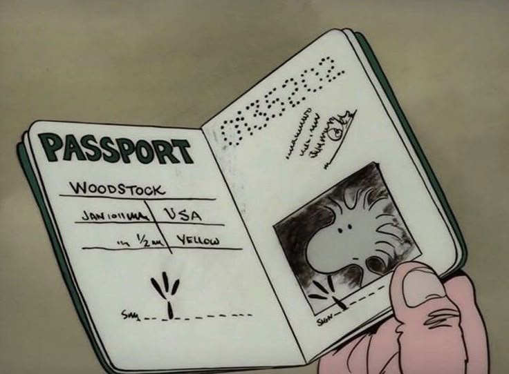 WoodstockfansUS's tweet photo. Snoopy passport https://t.co/iJL6n5nWPX