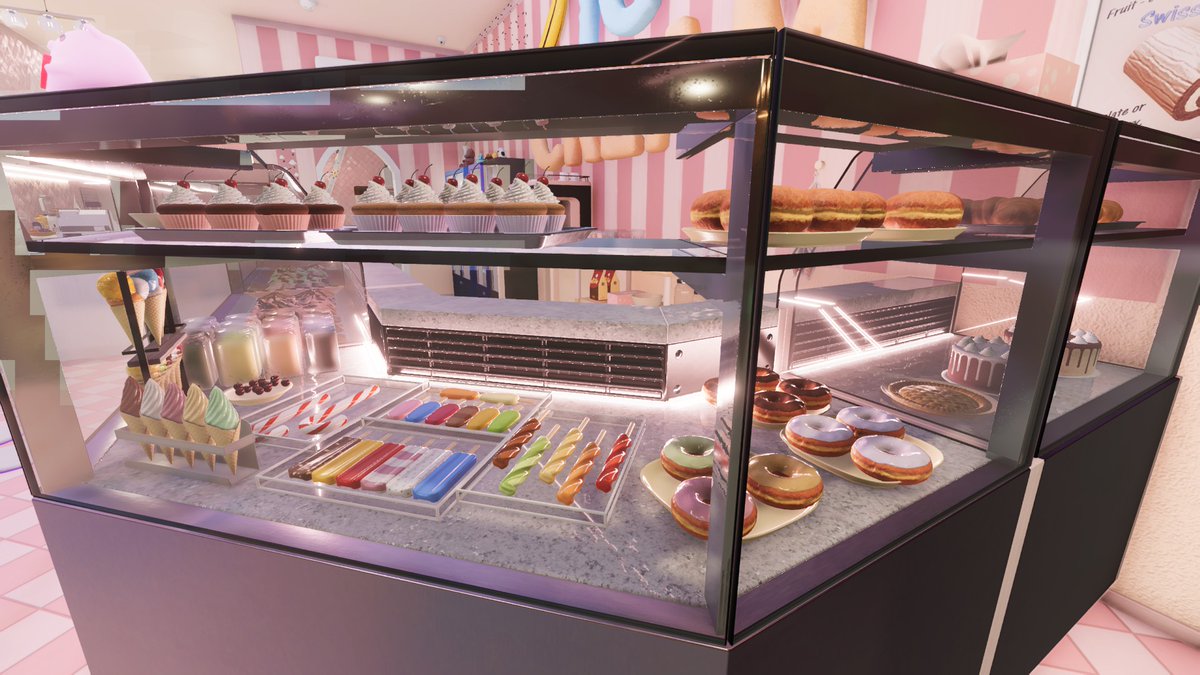 jesterhead87's tweet photo. ⚠️House Flipper 2: My second published custom property (ICY CREAM - Cake and Ice Cream Parlor) is now available to download and play! You can access it through the link below: https://t.co/ZuntQRfUgL
🍦🧁🍩
#houseflipper2 @houseflippersim https://t.co/AYpTmAW7MB