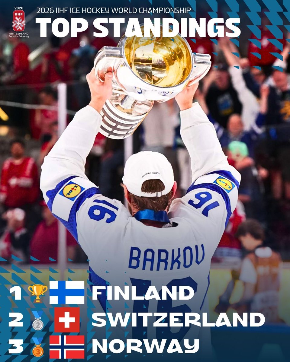 IIHFHockey's tweet photo. That's a wrap on the 2026 #MensWorlds 🔥 #IIHF https://t.co/Ozmp9NaN1T