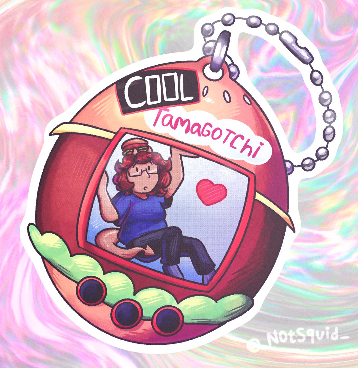 _NotSquid_'s tweet photo. Your personal little 007n7 tamagotchi! Take a good care of them 
#007n7 #forsaken https://t.co/06hzND3SiB