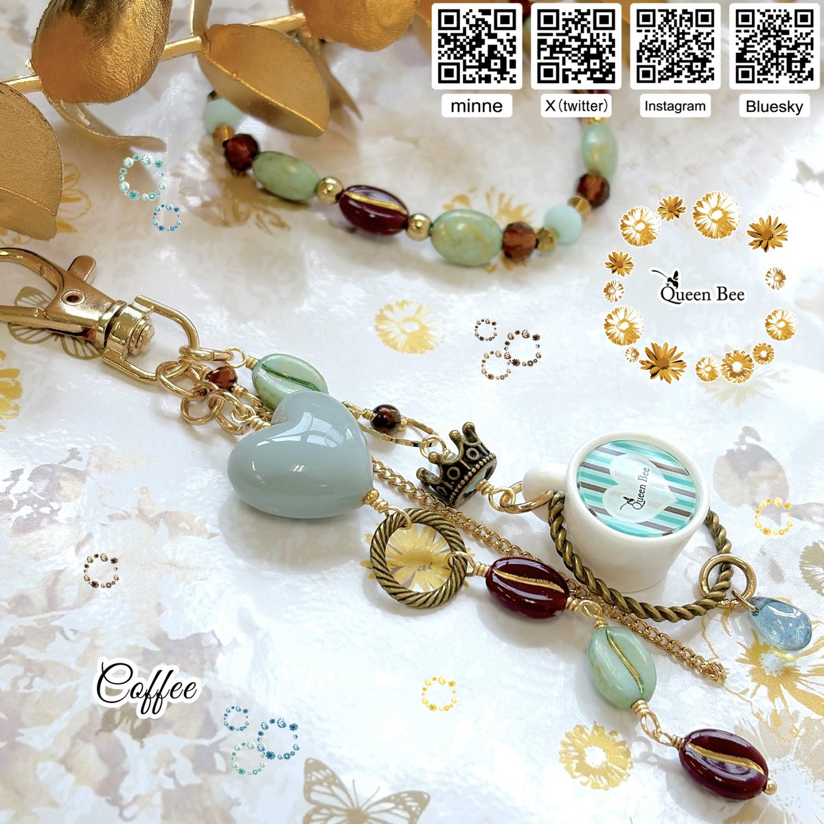 OKAERI 🌟GWも毎日18時〆翌日発送🌟パーツ＆天然石アクセサリー