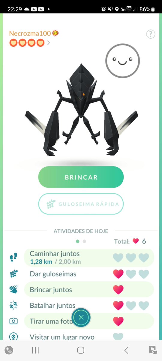 guifsan's tweet photo. 🎖 Best Buddy N° 93

Agora a medalhinha vai para Necrozma 💯 sortudo, minha segunda troca à distância que fica hundo 🤩

Obs: ainda não decidi se fundo pra Necrozma Dusk Mane ou Dawn Wings 🤔

#PokemonGO #ポケモンGO https://t.co/roxpsqCCiI