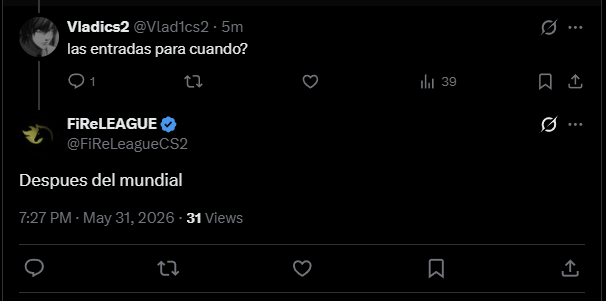 Vlad1cs2's tweet photo. Se viene
#cs2 #major #torneo #entradasmajor https://t.co/6NflMXjayZ