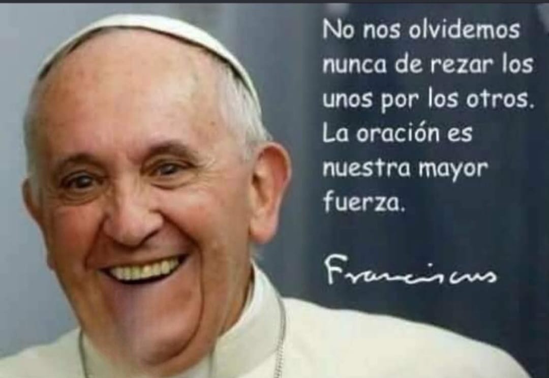 marily1219's tweet photo. *Nos olvidemos nunca de rezar los unos por los otros.
La oración es nuestra mayor fuerza*.

- Papa Francisco - https://t.co/OW5pFanJSh