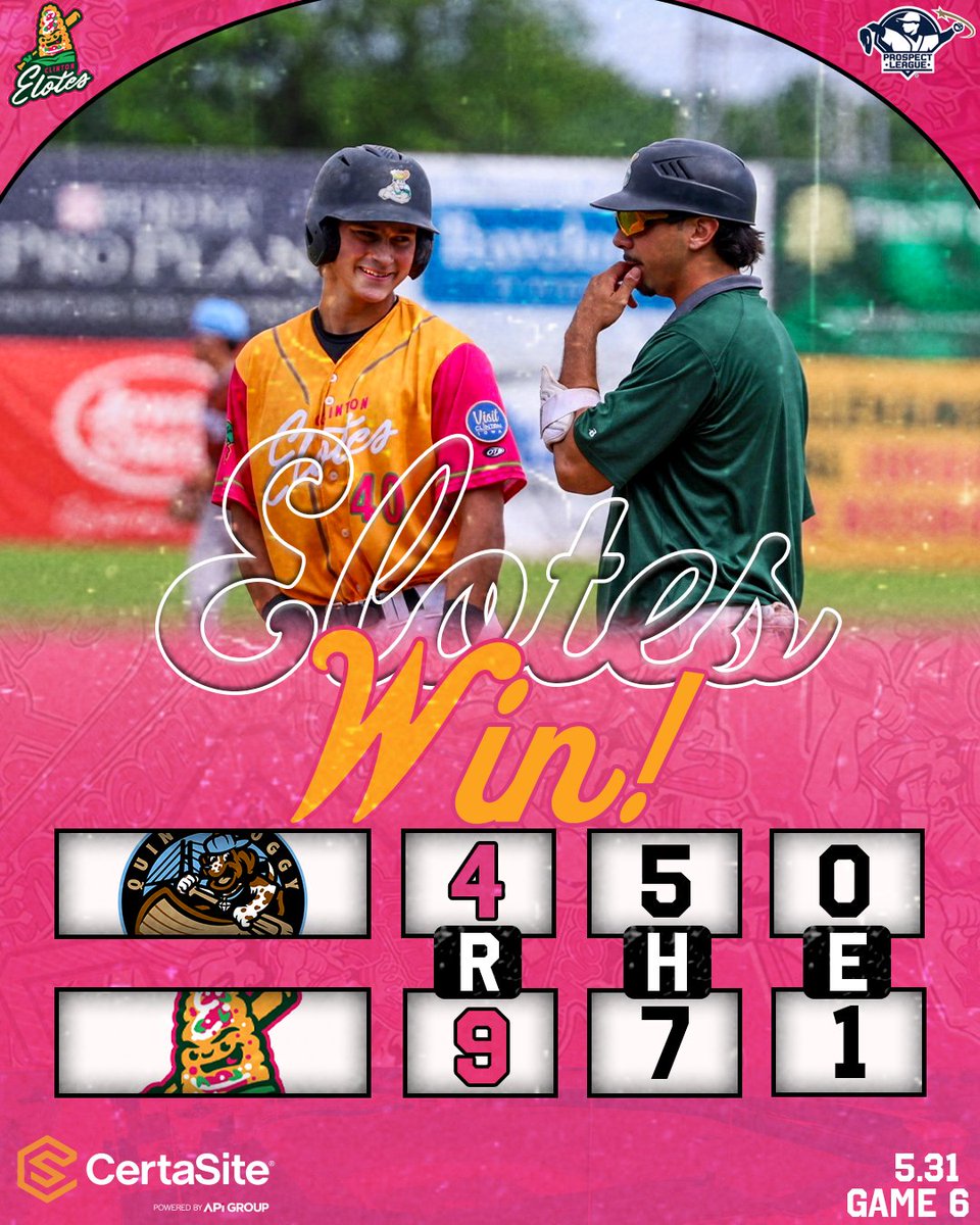 LumberKings's tweet photo. WElote

Final Score Presented by CertaSite

#CrownedInClinton #BaseballIsBetter https://t.co/1LQKmYxegl