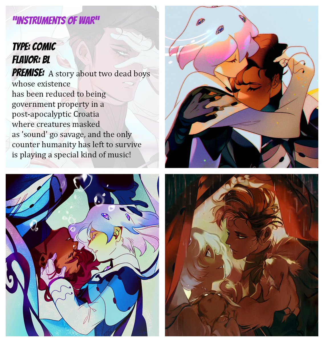 HAPPY JUNE 1ST ITS PRIDE MONTH BABY AND I'M POSTING SOMETHING SPECIAL EVERY WEEK FOR PRIDE!
vn's, comics, novels, and other fun stuff- both WLW and BL in this mix starting today so pick your poison and have these mini-summaries (ill link them once they post!)